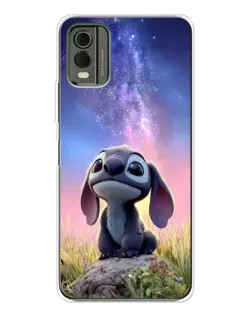 Чехол для Nokia C32 с картинкой «Стич на рассвете» Чехол для Nokia C32 с картинкой «Стич на рассвете»