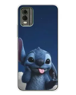 Чехол для Nokia C32 с картинкой «Стич в облаках» Чехол для Nokia C32 с картинкой «Стич в облаках»