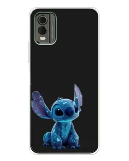 Чехол для Nokia C32 с картинкой «Стич на черном» Чехол для Nokia C32 с картинкой «Стич на черном»