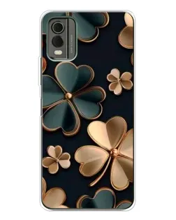 Чохол для Nokia C32 з картинкою «Конюшина в золоті»