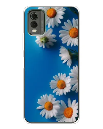 Чохол для Nokia C32 з картинкою «Білосніжні маргаритки»