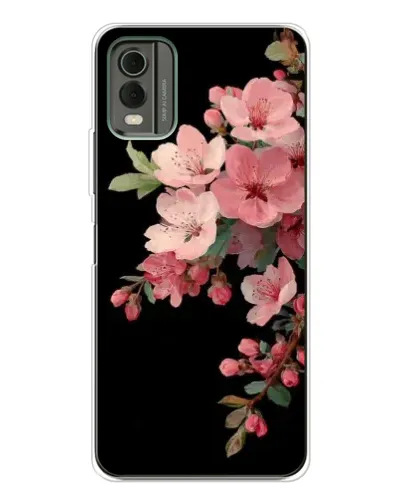 Чохол для Nokia C32 з картинкою «Рожева гілка сакури»