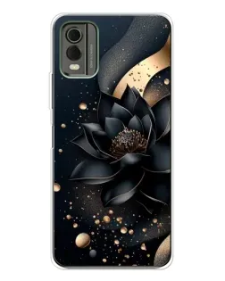 Чохол для Nokia C32 з картинкою «Чорний лотос»