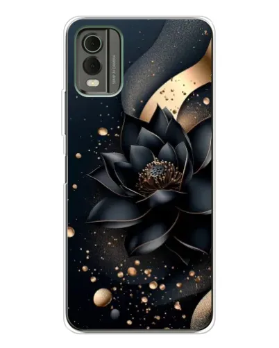 Чохол для Nokia C32 з картинкою «Чорний лотос»