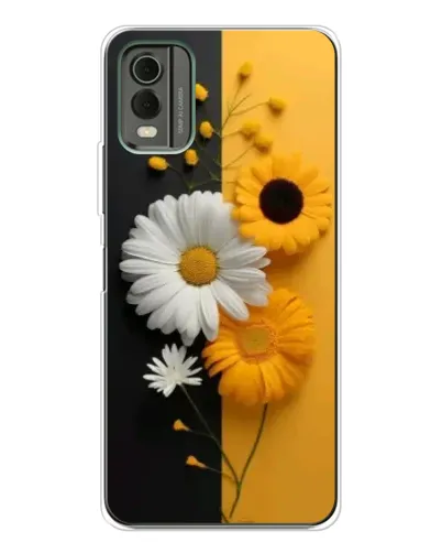 Чохол для Nokia C32 з картинкою «Соняшник та ромашка»