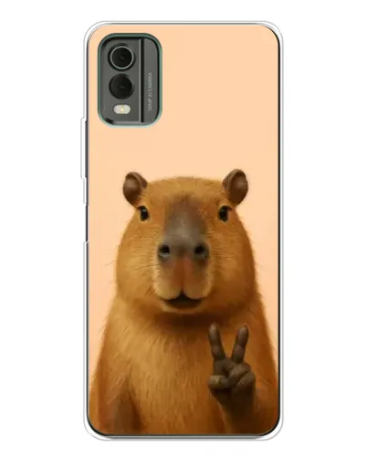 Чохол для Nokia C32 з картинкою «Капібара вікторія» Чохол для Nokia C32 з картинкою «Капібара вікторія»