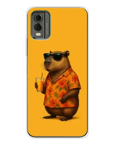 Чохол для Nokia C32 з картинкою «Капібара на відпочинку» Чохол для Nokia C32 з картинкою «Капібара на відпочинку»