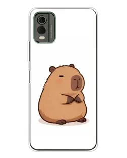 Чехол для Nokia C32 с картинкой «Толстенькая капибара»