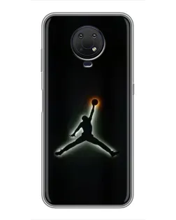Чехол для Nokia G10 с картинкой «Jordan Gradient Logo»