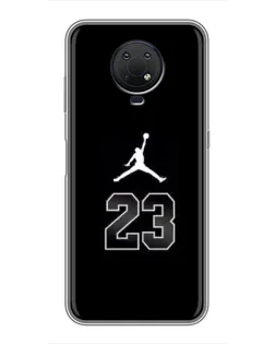 Чехол для Nokia G10 с картинкой «Jordan Flight 23»