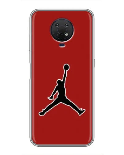 Чехол для Nokia G10 с картинкой «Jordan Red Back»
