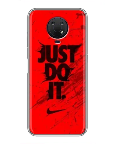 Чехол для Nokia G10 с картинкой «Nike Just Do It»