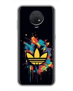 Чехол для Nokia G10 с картинкой «Adidas Splash»