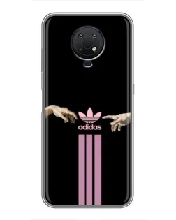 Чехол для Nokia G10 с картинкой «Adidas Hands»