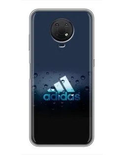 Чехол для Nokia G10 с картинкой «Adidas Water Drops»