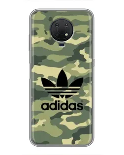 Чехол для Nokia G10 с картинкой «Милитари стиль Adidas»