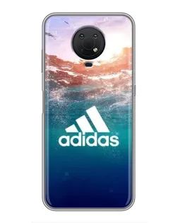 Чехол для Nokia G10 с картинкой «Океанская глубина адидас»