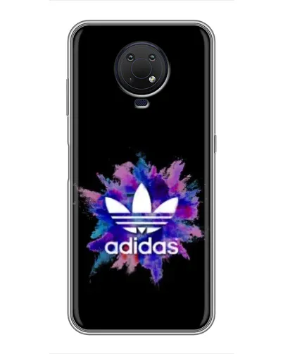 Чехол для Nokia G10 с картинкой «Взрыв красок Adidas»