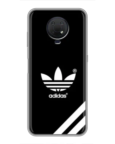 Чехол для Nokia G10 с картинкой «Adidas с диагональными полосами»