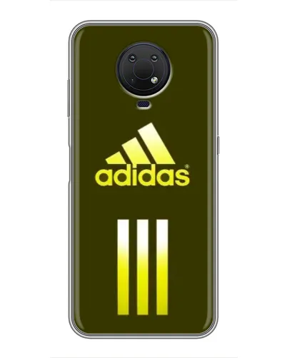 Чехол для Nokia G10 с картинкой «Оливковый градиент Adidas»