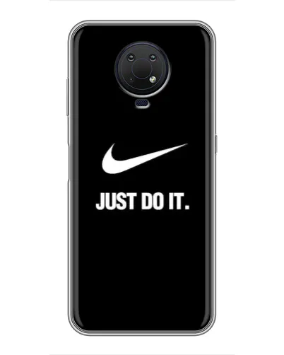 Чехол для Nokia G10 с картинкой «Классический принт Nike»