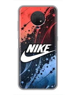 Чехол для Nokia G10 с картинкой «Градиентный принт Найк»
