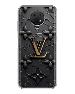 Чехол для Nokia G10 с картинкой «Кожаная текстура LV»