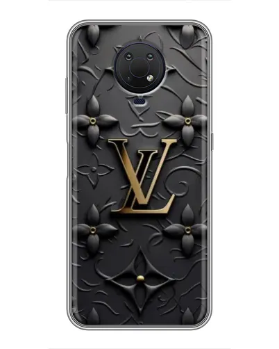 Чехол для Nokia G10 с картинкой «Кожаная текстура LV»