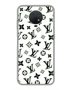 Чехол для Nokia G10 с картинкой «Монохромный хаос LV»