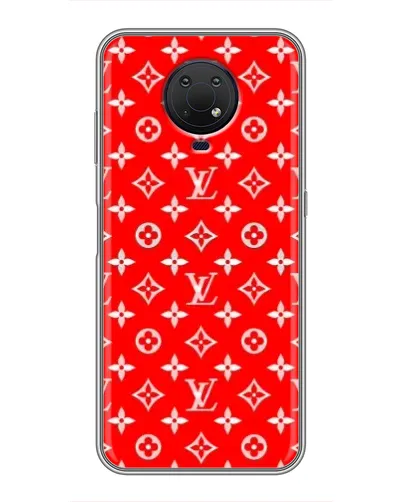 Чехол для Nokia G10 с картинкой «Яркий паттерн LV»