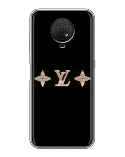 Чехол для Nokia G10 с картинкой «Louis Vuitton — минимализм»