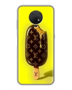 Чехол для Nokia G10 с картинкой «Мороженое от LV»