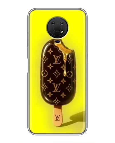 Чехол для Nokia G10 с картинкой «Мороженое от LV»