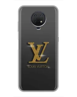 Чехол для Nokia G10 с картинкой «Градиент Louis Vuitton»