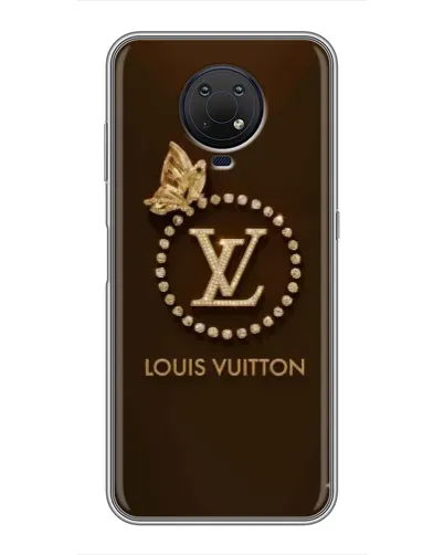Чехол для Nokia G10 с картинкой «LV — золотая печать»