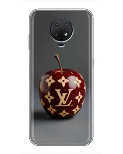 Чехол для Nokia G10 с картинкой «Красное яблоко LV»
