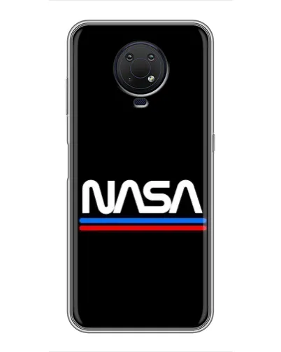 Чехол для Nokia G10 с картинкой «NASA — классика Red Blue» Чехол для Nokia G10 с картинкой «NASA — классика Red Blue»