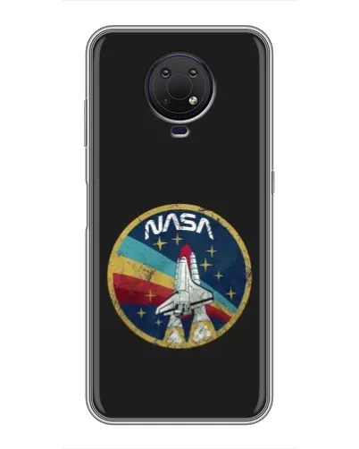 Чехол для Nokia G10 с картинкой «NASA — эмблема миссии» Чехол для Nokia G10 с картинкой «NASA — эмблема миссии»