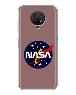 Чехол для Nokia G10 с картинкой «NASA — ретро космос»
