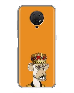 Чехол для Nokia G10 с картинкой «Золотая обезьяна Bored Ape» Чехол для Nokia G10 с картинкой «Золотая обезьяна Bored Ape»