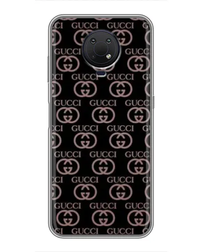 Чехол для Nokia G10 с картинкой «Классическая монограмма Gucci»