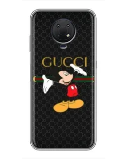 Чехол для Nokia G10 с картинкой «Микки Маус Gucci»