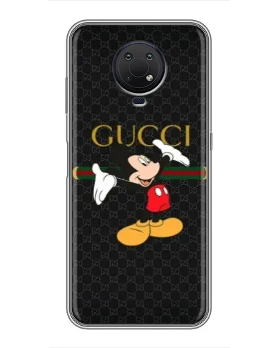 Чехол для Nokia G10 с картинкой «Микки Маус Gucci»