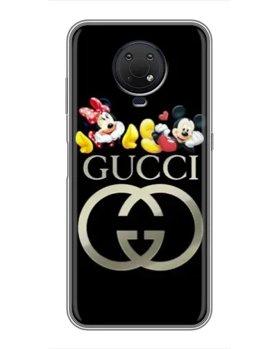 Чехол для Nokia G10 с картинкой «Gucci — герои Disney»