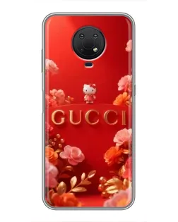 Чехол для Nokia G10 с картинкой «Gucci — золотой сад»