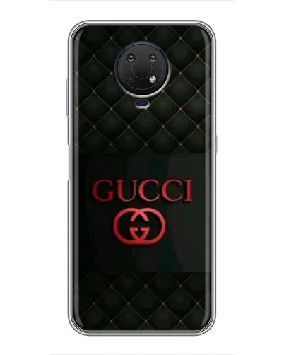 Чехол для Nokia G10 с картинкой «Gucci — стеганый черный»