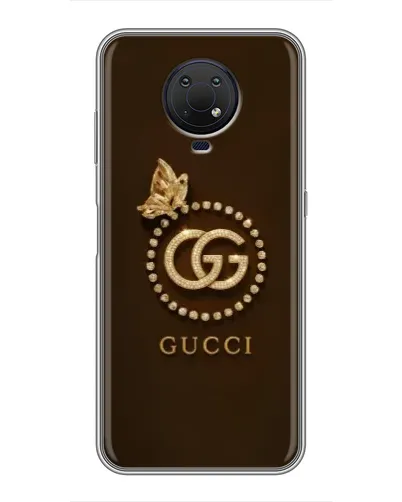 Чехол для Nokia G10 с картинкой «Gucci — золотая бабочка»