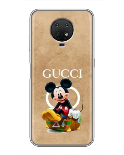 Чехол для Nokia G10 с картинкой «Микки Маус Gucci — крафт»