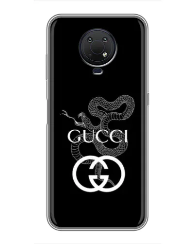 Чехол для Nokia G10 с картинкой «Gucci — серебряная змея»