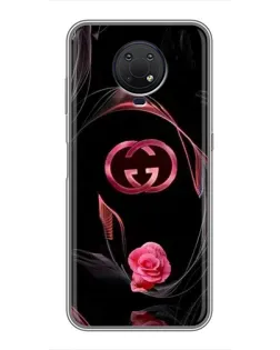 Чехол для Nokia G10 с картинкой «Gucci — неоновая роза»